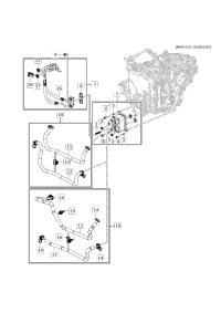 26301019-Tube, transmission oil filter