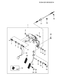 96480168-Pad, brake pedal