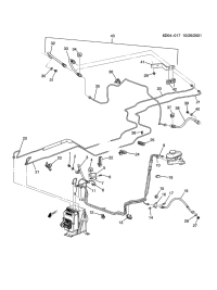 19366713-Hose, rr brake (incl 30) (AC-DELCO #19366713)