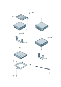 1K0035110B-CD changer F 1C-6-406 663 1C-8-501 251 *