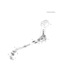 25192202-Manual transmission control (w/shift mode) (including 2,3) (black)