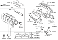 1716622011-INSULATOR, EXHAUST MANIFOLD HEAT,NO.4