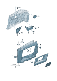 8P7898173-Widget Bracket assy-w/shield