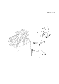 26203096-Hose, heater inlet (incl 2-3)