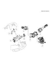 26211259-Switch sub-assy, windshield wiper