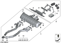 18305A23281-Muffler assy-pre tube rr ti