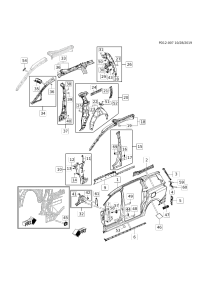 26271196-Panel, rr body pillar (incl. 27-28,31, 43,50)
