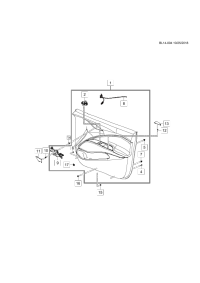 26380917-Garnish, side door (incl. 2,4-9,17)