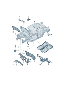 19G863831-Damper assy-hood