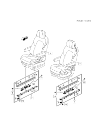 26324519-Rr seat assy * gray