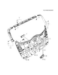 26303585-Panel, tailgate garnish (incl, 10,12)