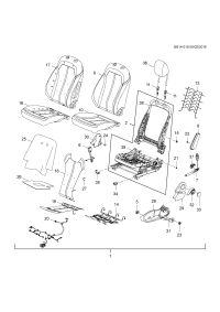 26270031-Shield, fr. seat cush rr. lower (11.573)