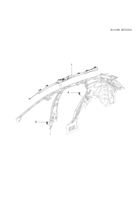 26285600-Airbag, roof side rail, front & rear