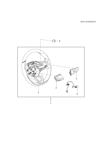 26286154-Steering wheel (steering wheel assy) (qr code mark) (without mass damper) (2nd for design see 262944