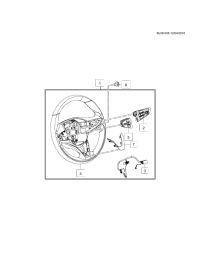 26285271-Steering wheel (incl 2-5,7)