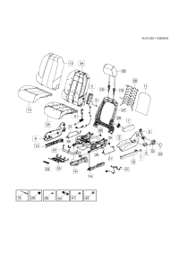 26315295-Cap, r. fr. seat cush outer