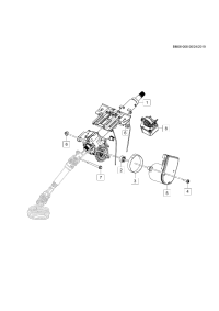 26345648-Kit, steering column repair (incl 2-5)