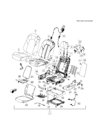 26232694-Seat set, rr (incl 2-43, 45, 46, 49-51)