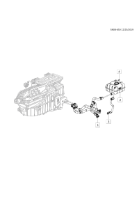 26344412-Hose, heater inlet outlet