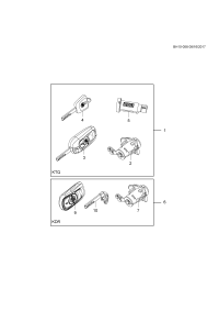 26325881-Remote control door lock & burglar transmitter comp