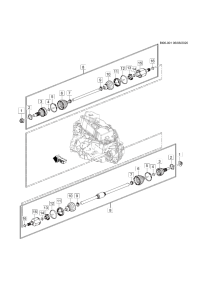 26400192-Shaft (incl 2-7,9-16), drive