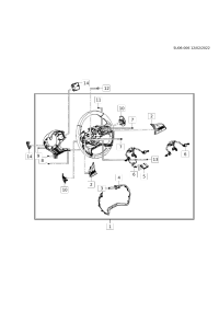 26405982-Steering wheel (incl 2-11,13)
