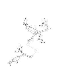 5QD253209CG-Muffler f