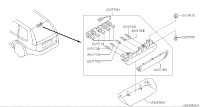 265988H700-RIM-HIGH MOUNTING STOP LAMP