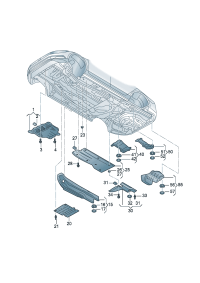 5Q0825661AH-Insulator-pass heat