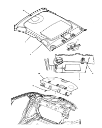 1AH27BD1AA-RECEPTACLE VISOR