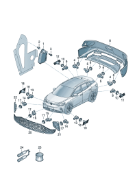 1EA919300-Control unit, Parking assist system