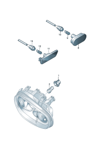 1J0945071B-Clearance lamp