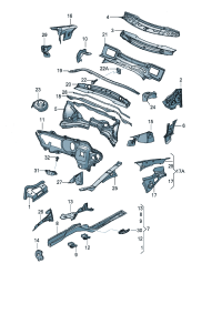 1K0805115A-Wheel house