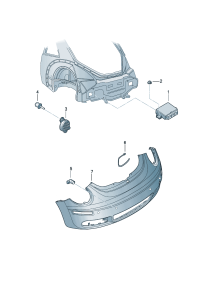 1C0919283A-Controlunit, parking