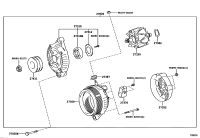 2706078200-ALTERNATOR, 12V 80A 4PK, TOYOTA