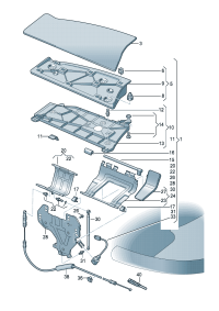 1Q0868851D-Cap, roof rail
