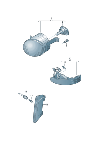1T0941699C-Halogen fog lamp