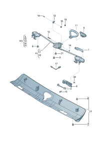 1Y0871277A-Garnish, roof frame If needed after processing