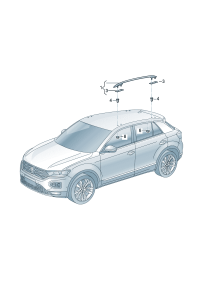 2GD860043A-Rack assy-roof rack