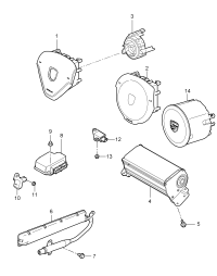 99761822301-Sensor, acceleration Air bag