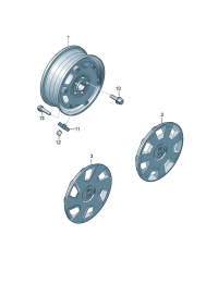 5QD601027A03C-Wheel rim-steel D-30.wu