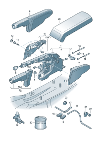 8J0711303B-Rod assy-hand brake Cooperate as needed: