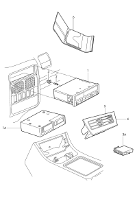 5XD035152-Stereo tape car radio