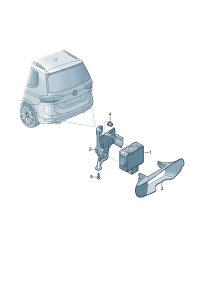 5TD907455-Bracket, control unit D  -22.06.2020