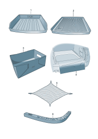 8U0061180-Pad assy-trunk basin