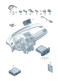 8UD035182B-Control unit, for information Electrical unit RMC