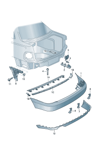 8D0807483-PORSCHE CAYENNE GUIDE LTRL RH