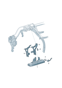 5TB880841F-Unit, knee air bag