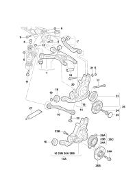 8KD505432G-Housing assy-wheel bearing