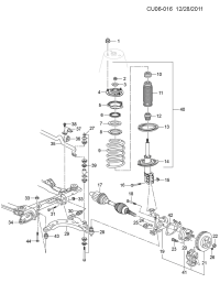 5476090-Support, fr. suspension strut